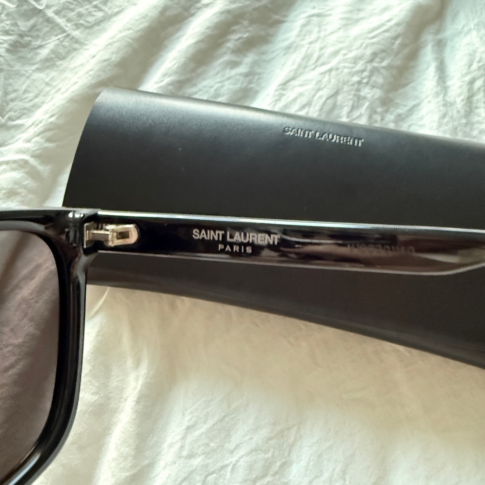 Saint Laurent Dark Tinted Sunglasses with Black Case - Picture 3 of 5
